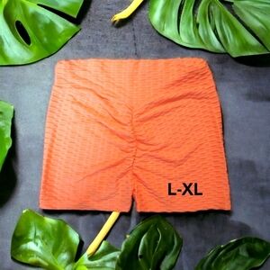 TIK Tok Shorts, ruched bottom, butt lifting, sculpting, NWOT